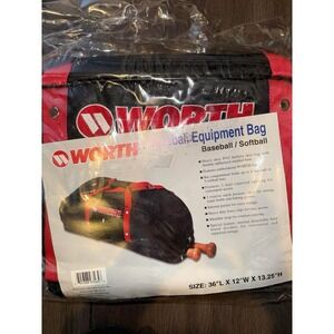 WORTH Baseball Bat/Glove/Spikes carrying tote bag Equipment Bag
